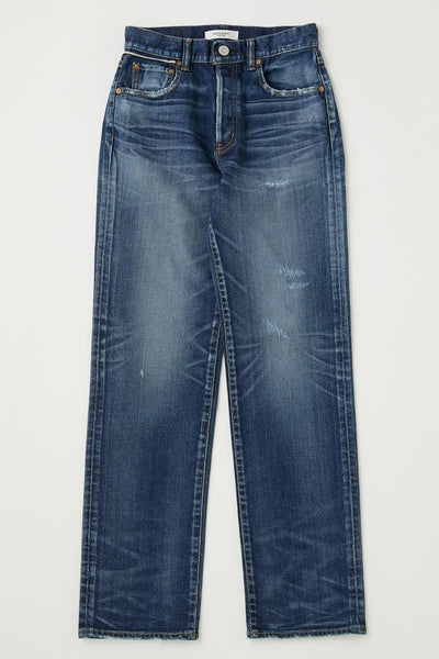 Moussy Vintage Clarence High Waisted Straight Jean