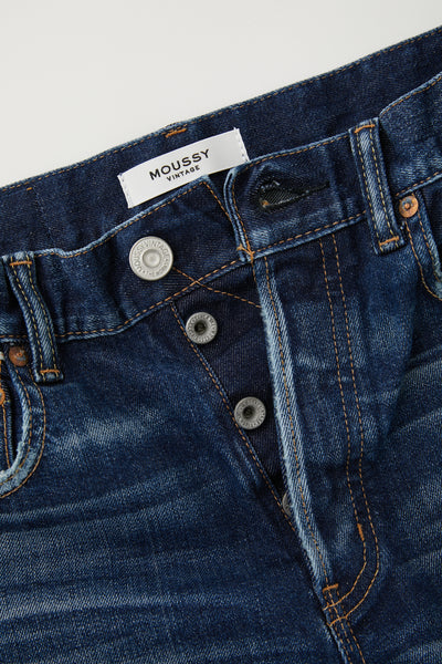 Moussy Vintage Clarence High Waisted Straight Jean