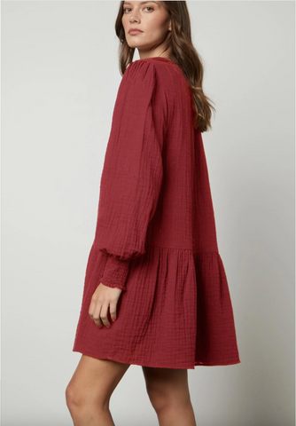 Velvet Viviana Cotton Gauze Dress