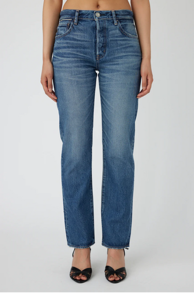 Moussy Vintage Chateau High Waisted Straight Jean