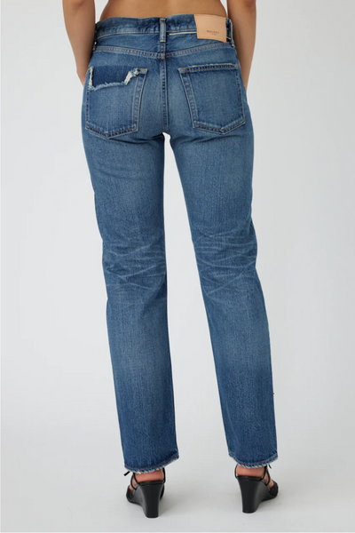 Moussy Vintage Chateau High Waisted Straight Jean