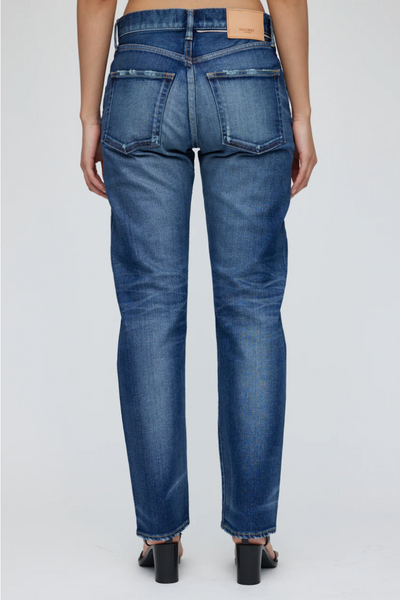 Moussy Vintage Clarence High Waisted Straight Jean