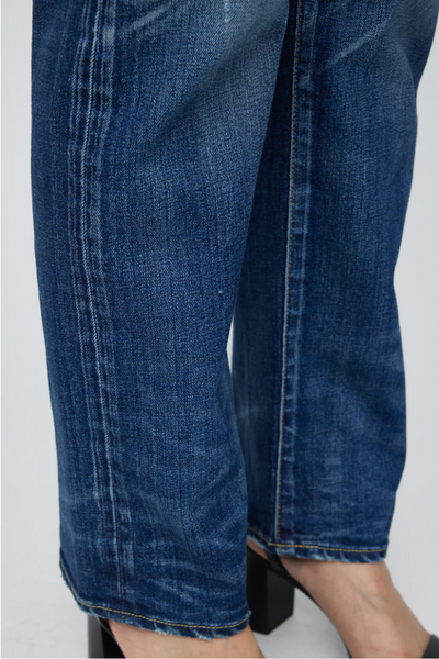 Moussy Vintage Clarence High Waisted Straight Jean