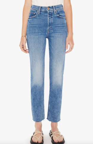 Moussy Vintage Clarence High Waisted Straight Jean