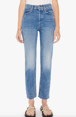 Mother The Mid Rise Rider Ankle Jean