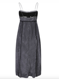 Ganni Shiny Tech Midi Dress