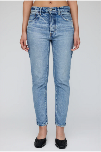 Moussy Vintage Browncroft Tapered High Waisted Jean
