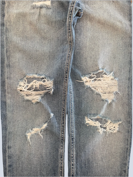 Rag & Bone Dre Boyfriend Jean with Destruction