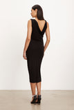 Velvet Twist Strap Fifi Dress