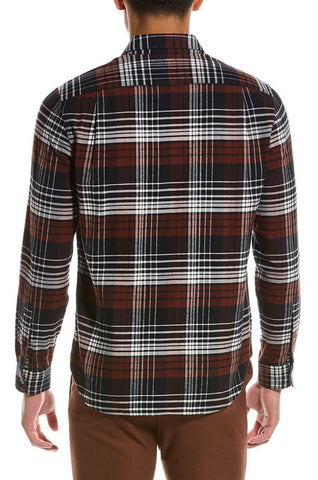 Men's Vince LS Cedarwood Plaid Shirt