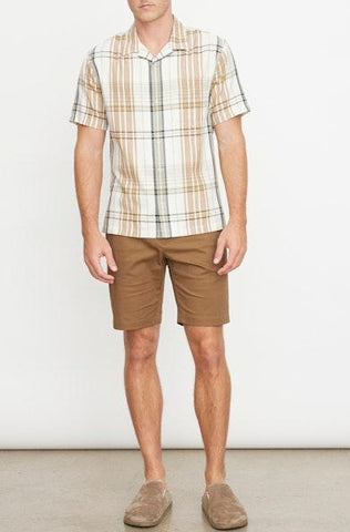 Men's Vince SS Ibiza Plaid Shirt