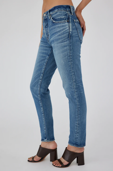 Moussy Vintage Avenal Tapered Mid Rise Jean