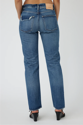 Moussy Vintage High Waisted Chateau Straight Jean