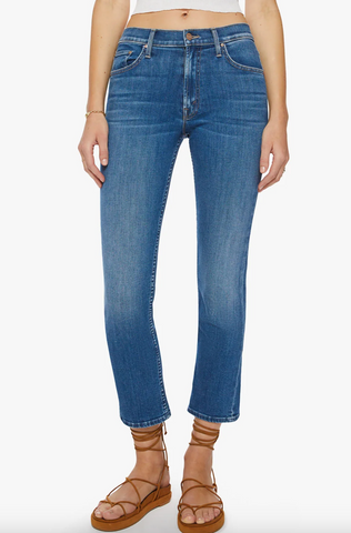 Mother The Mid Rise Rider Ankle Jean