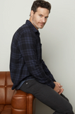 Men's Vince LS Freddy Plaid Shirt