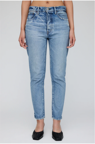 Moussy Vintage Browncroft Tapered High Waisted Jean