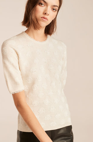 Rebecca Taylor SS Jacquard Pullover Sweater